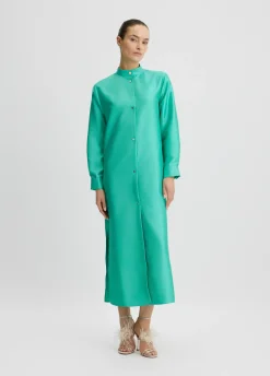 Liu Jo Vestido camisero de shantung-Mujer Ceremonia|Vestidos