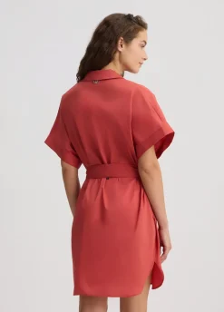 Liu Jo Vestido camisero en algodón-Mujer Moda Baño|Vestidos