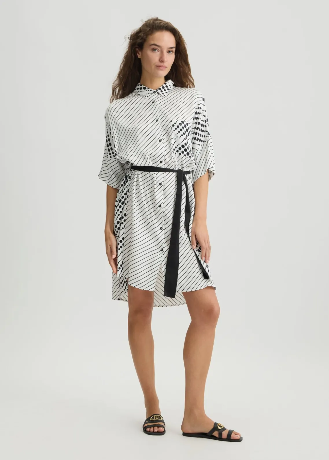 Liu Jo Vestido camisero estampado-Mujer Moda Baño|Vestidos