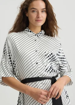 Liu Jo Vestido camisero estampado-Mujer Moda Baño|Vestidos