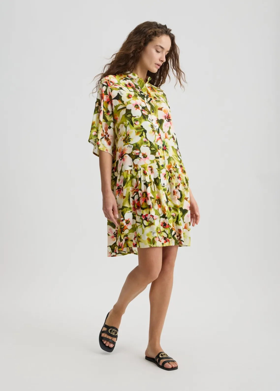 Liu Jo Vestido camisero estampado-Mujer Moda Baño|Vestidos