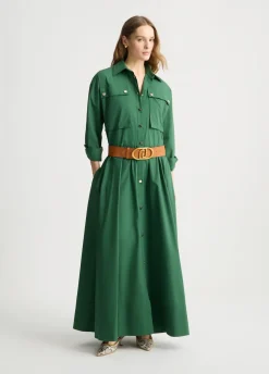 Liu Jo Vestido camisero largo-Mujer Vestidos