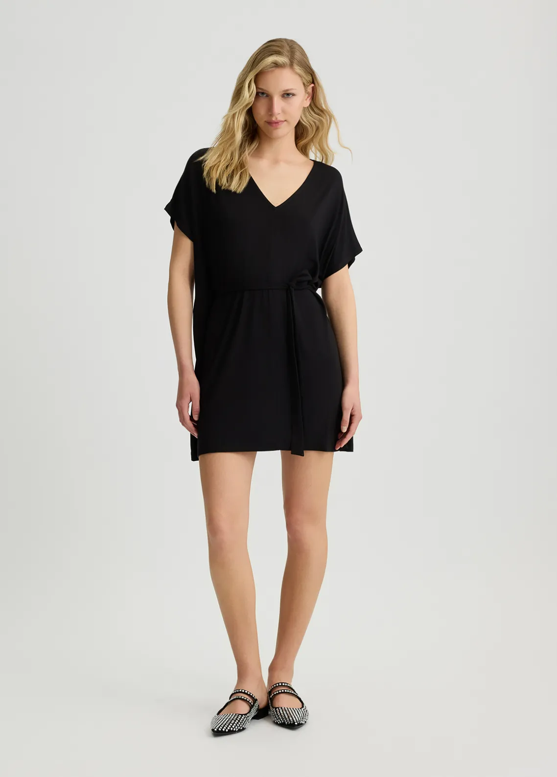 Liu Jo Vestido con cinturón Better-Mujer Moda Baño|Vestidos