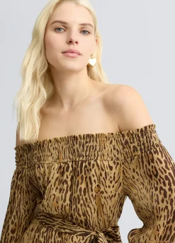 Liu Jo Vestido con estampado animal-Mujer Vestidos