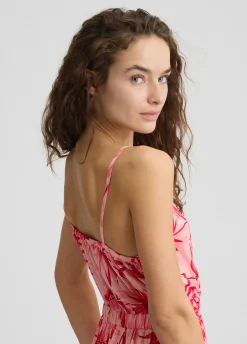 Liu Jo Vestido con estampado de palmeras-Mujer Moda Baño|Vestidos