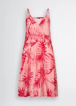 Liu Jo Vestido con estampado de palmeras-Mujer Moda Baño|Vestidos