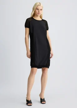 Liu Jo Vestido con inserciones de malla-Mujer Vestidos