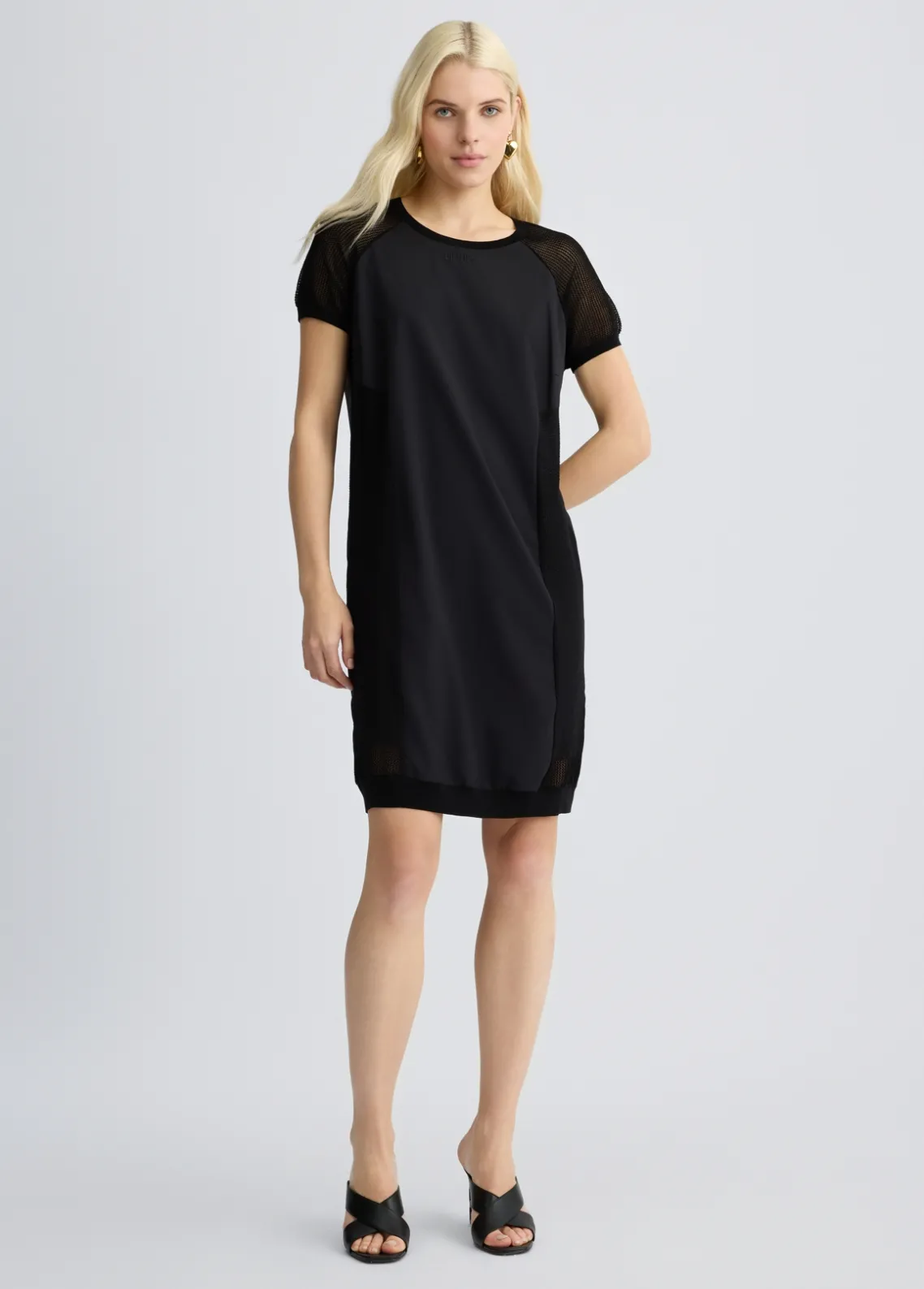 Liu Jo Vestido con inserciones de malla-Mujer Vestidos