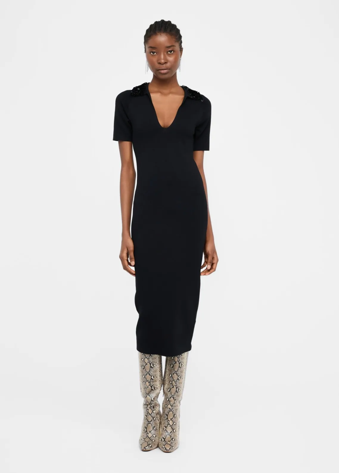 Liu Jo Vestido con lentejuelas-Mujer Cárdigans Y Jerséis|Vestidos