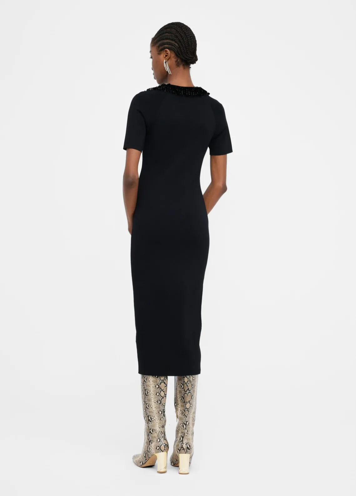 Liu Jo Vestido con lentejuelas-Mujer Cárdigans Y Jerséis|Vestidos