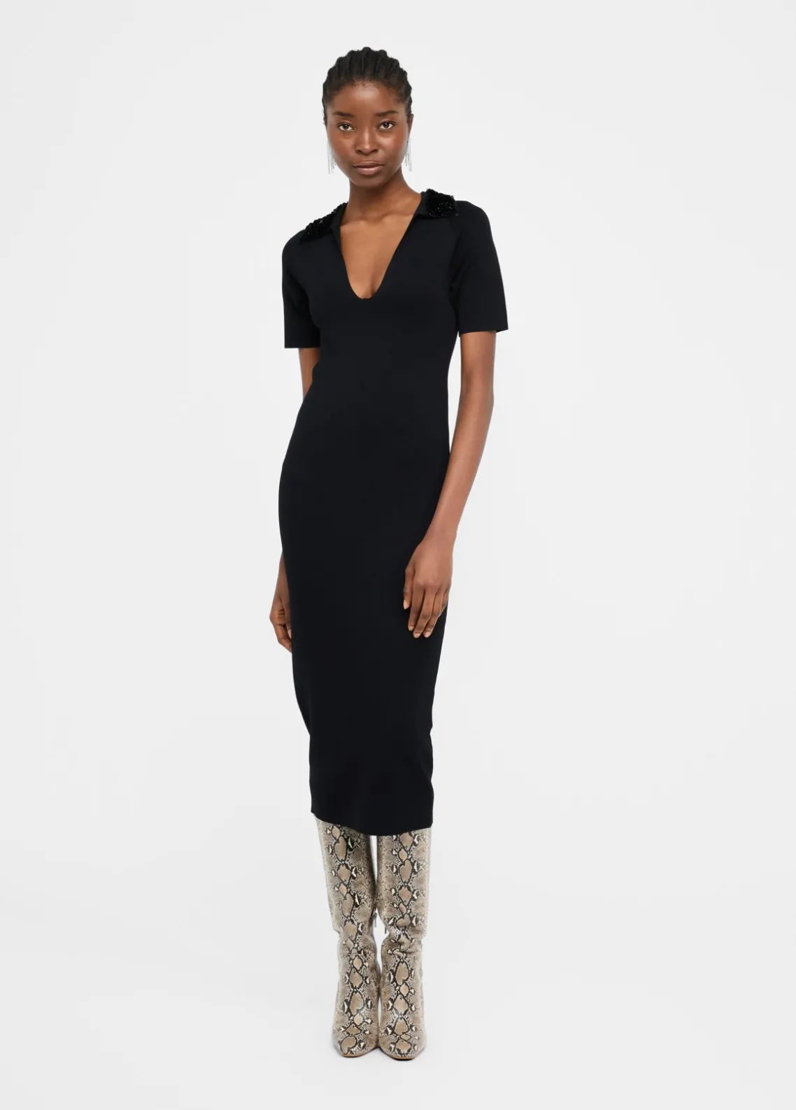 Liu Jo Vestido con lentejuelas-Mujer Cárdigans Y Jerséis|Vestidos