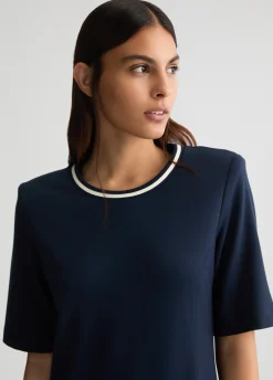 Liu Jo Vestido corto con botones-Mujer Ropa Deportiva|Vestidos