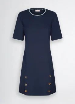 Liu Jo Vestido corto con botones-Mujer Ropa Deportiva|Vestidos