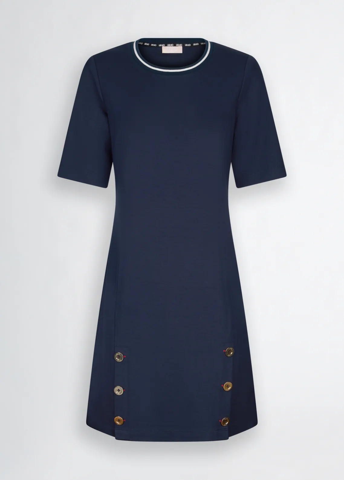Liu Jo Vestido corto con botones-Mujer Ropa Deportiva|Vestidos