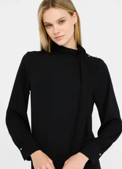 Liu Jo Vestido corto con bufanda-Mujer Vestidos