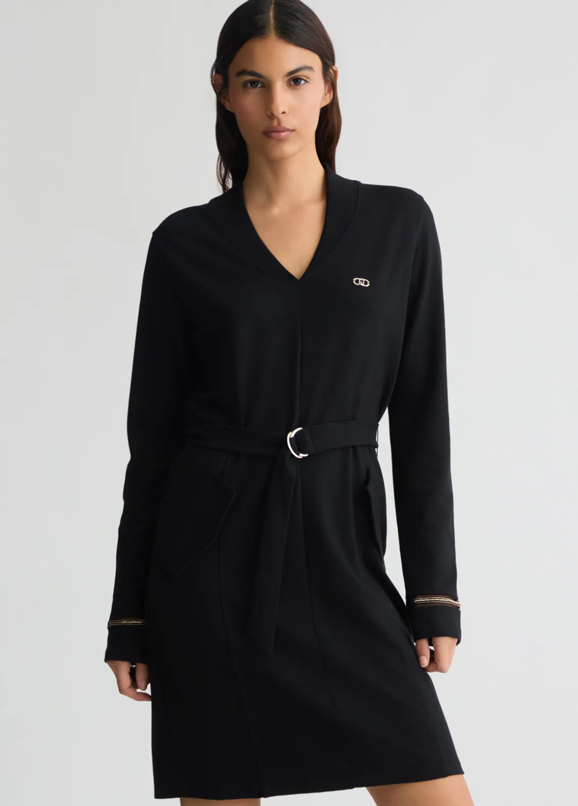 Liu Jo Vestido corto con cinturón-Mujer Ropa Deportiva|Vestidos