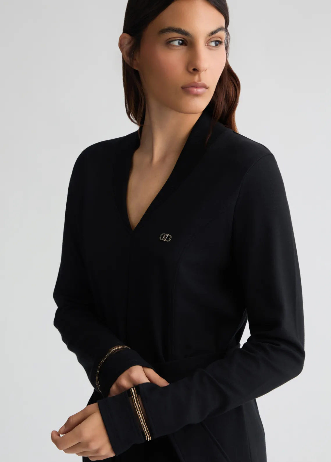 Liu Jo Vestido corto con cinturón-Mujer Ropa Deportiva|Vestidos