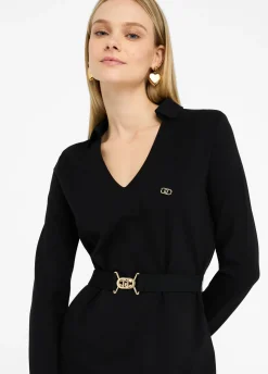 Liu Jo Vestido corto con cinturón-Mujer Ropa Deportiva|Vestidos