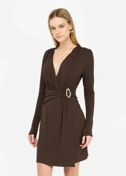 Liu Jo Vestido corto con detalle de logotipo-Mujer Vestidos