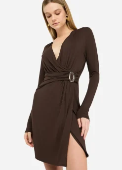 Liu Jo Vestido corto con detalle de logotipo-Mujer Vestidos