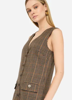 Liu Jo Vestido corto de cuadros-Mujer Vestidos