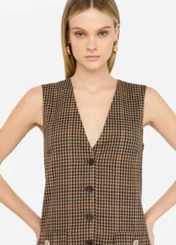 Liu Jo Vestido corto de cuadros-Mujer Vestidos
