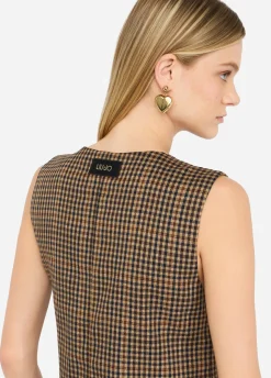 Liu Jo Vestido corto de cuadros-Mujer Vestidos