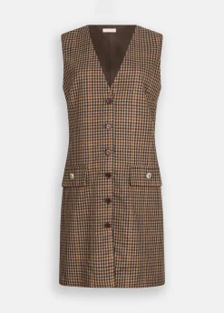 Liu Jo Vestido corto de cuadros-Mujer Vestidos
