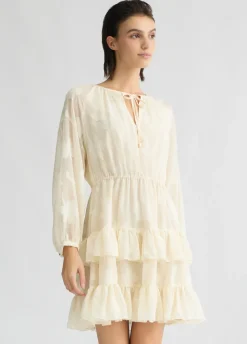 Liu Jo Vestido corto de flores bordadas-Mujer Vestidos
