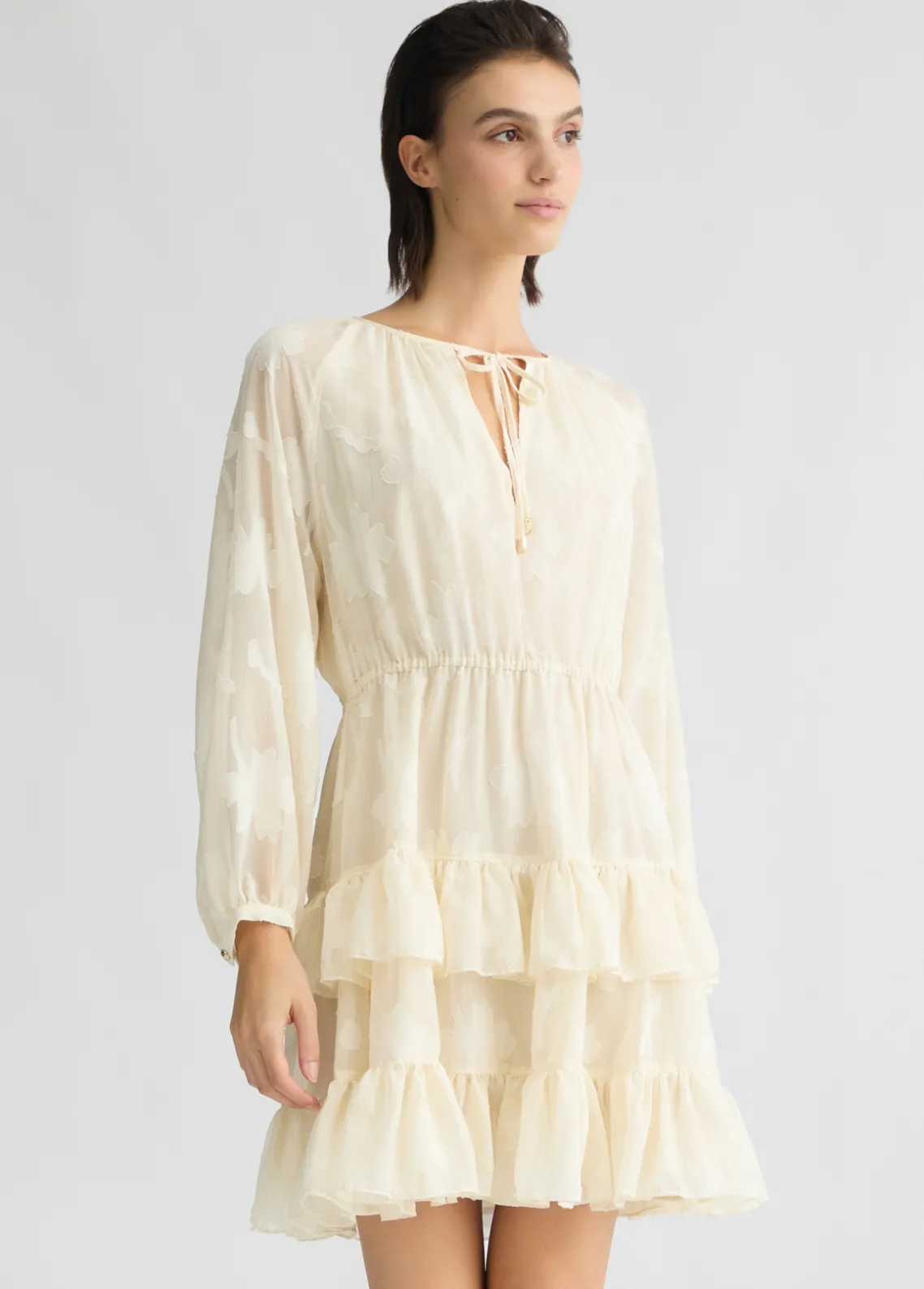 Liu Jo Vestido corto de flores bordadas-Mujer Vestidos