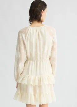 Liu Jo Vestido corto de flores bordadas-Mujer Vestidos
