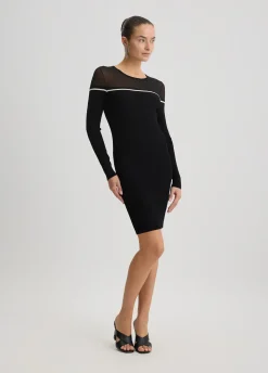 Liu Jo Vestido corto de punto-Mujer Ropa Deportiva|Cárdigans Y Jerséis
