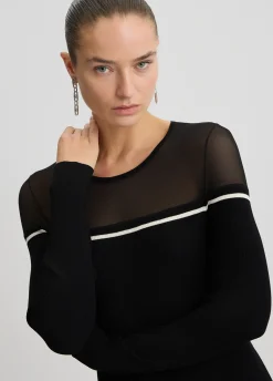 Liu Jo Vestido corto de punto-Mujer Ropa Deportiva|Cárdigans Y Jerséis