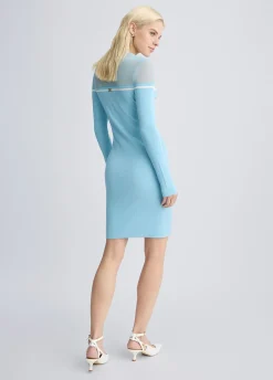Liu Jo Vestido corto de punto-Mujer Ropa Deportiva|Cárdigans Y Jerséis