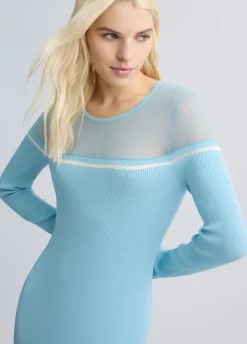 Liu Jo Vestido corto de punto-Mujer Ropa Deportiva|Cárdigans Y Jerséis