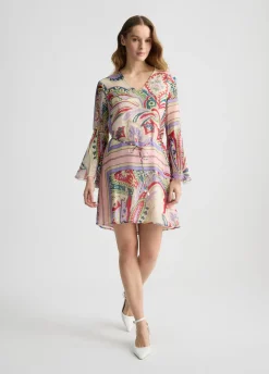Liu Jo Vestido corto de seda-Mujer Vestidos