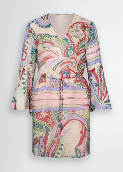 Liu Jo Vestido corto de seda-Mujer Vestidos