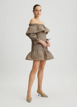 Liu Jo Vestido corto de tafetán-Mujer Vestidos