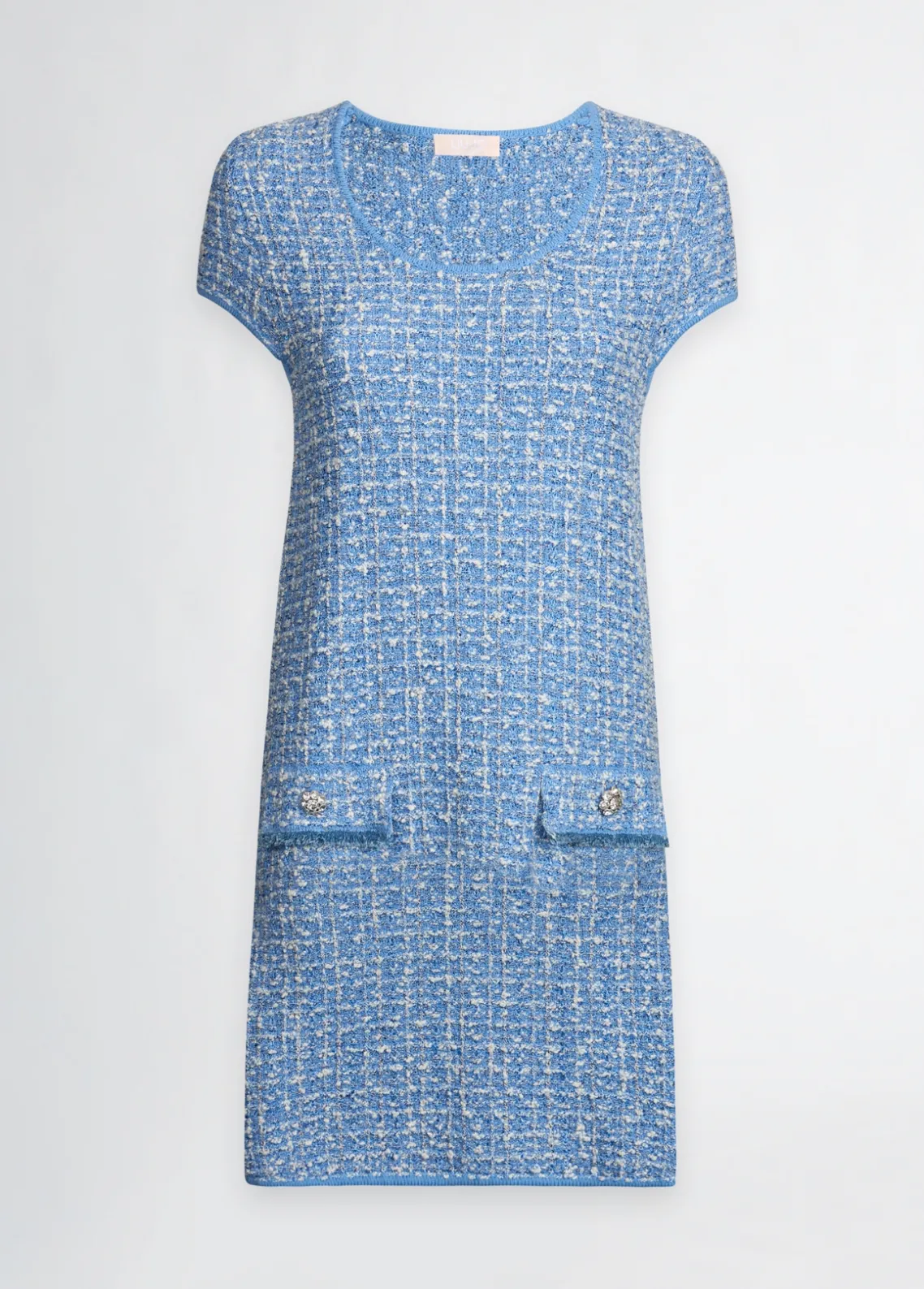 Liu Jo Vestido corto de tejido bouclé-Mujer Vestidos