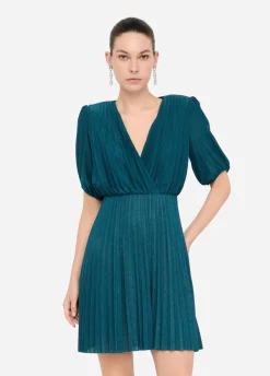 Liu Jo Vestido corto plisado elegante-Mujer Vestidos