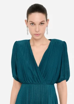 Liu Jo Vestido corto plisado elegante-Mujer Vestidos