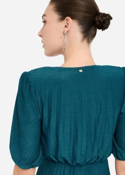 Liu Jo Vestido corto plisado elegante-Mujer Vestidos