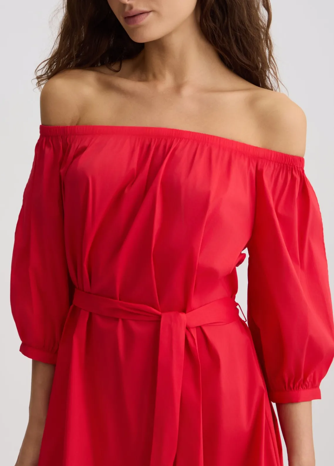 Liu Jo Vestido corto sin hombros-Mujer Moda Baño|Vestidos