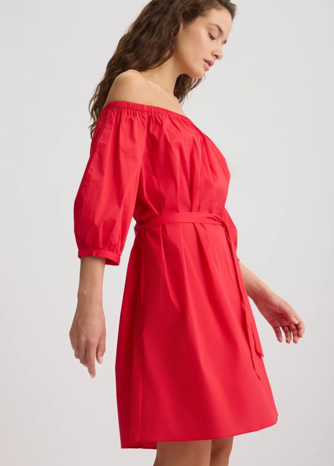 Liu Jo Vestido corto sin hombros-Mujer Moda Baño|Vestidos