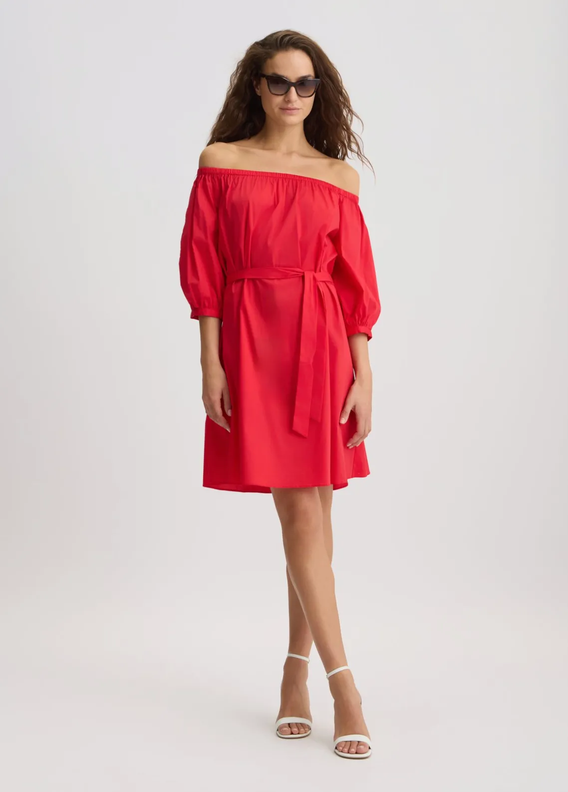 Liu Jo Vestido corto sin hombros-Mujer Moda Baño|Vestidos