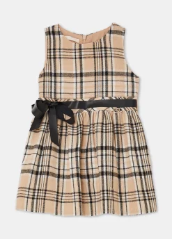 Liu Jo Vestido de algodón a cuadros- Vestidos Y Enterizos