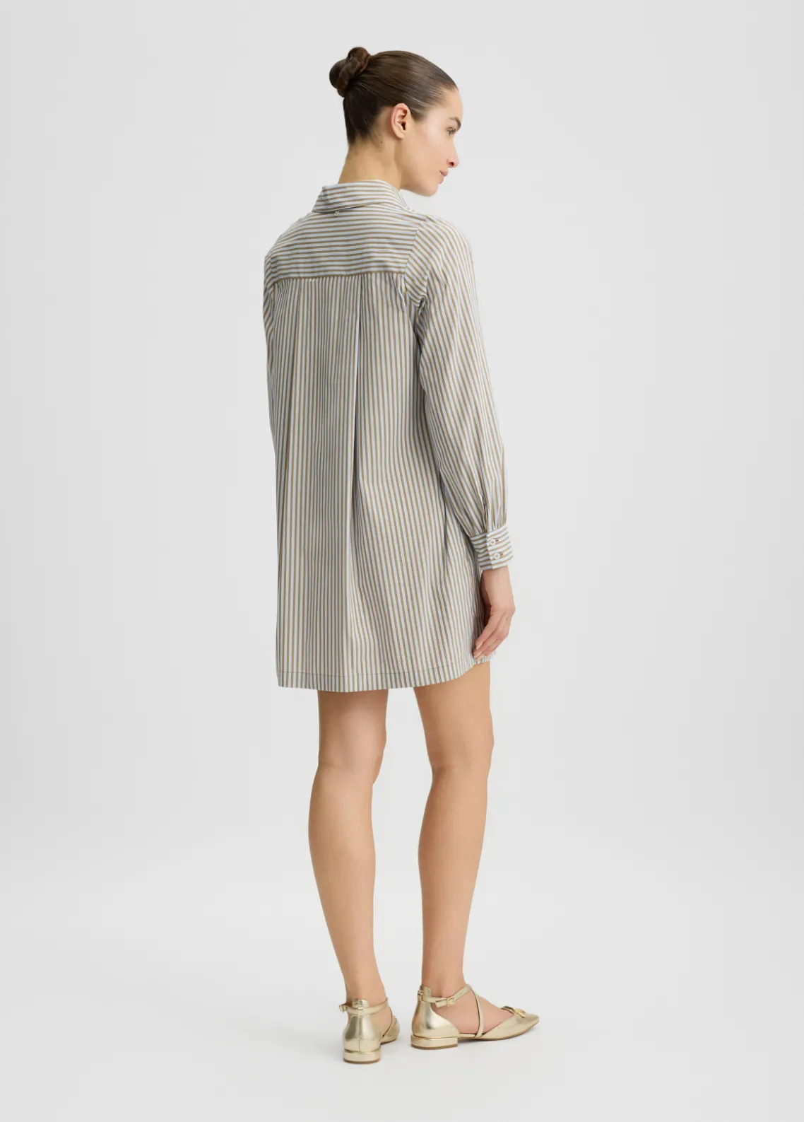 Liu Jo Vestido de algodón a rayas-Mujer Vestidos