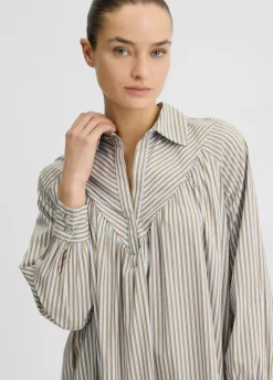 Liu Jo Vestido de algodón a rayas-Mujer Vestidos
