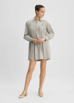 Liu Jo Vestido de algodón a rayas-Mujer Vestidos