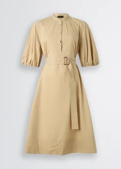 Liu Jo Vestido de algodón con cinturón-Mujer Vestidos